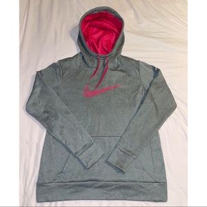 Nike Dri-Fit pink Gray Hoodie size Small